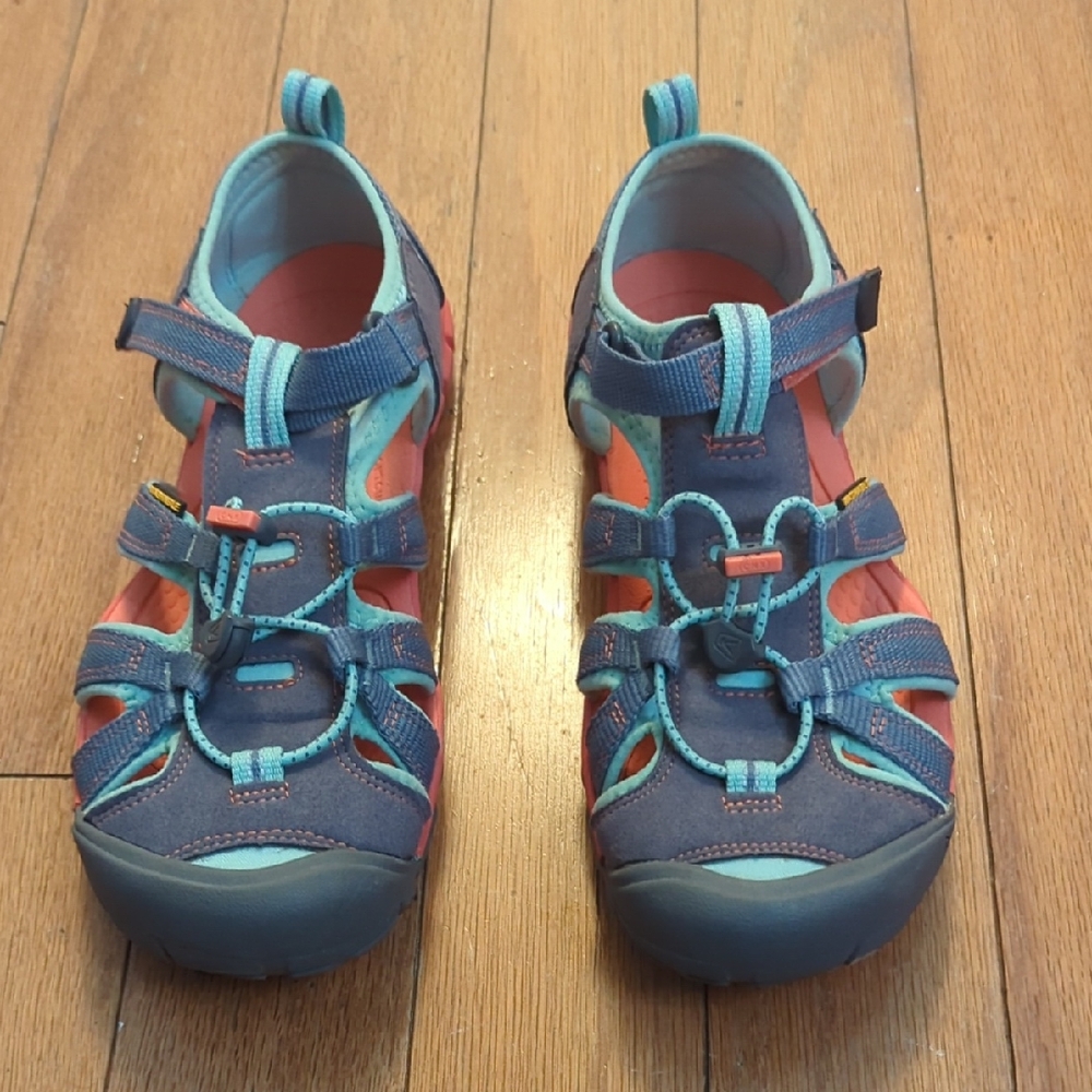 KEEN Unisex-Child Seacamp Closed Toe Washable Sandals Size 7